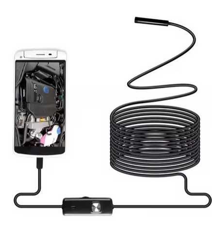 Sztywni Kamera endoskopowa 1m,USB,mikro,C