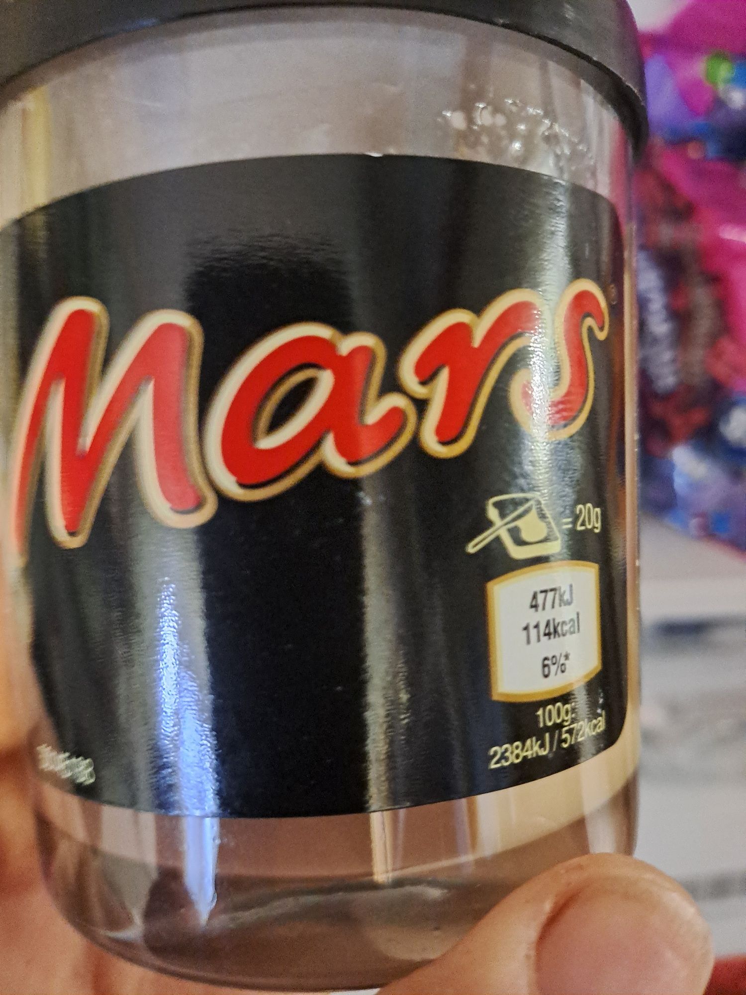 Mars _шоколадная паста:-  остаток 8 шт