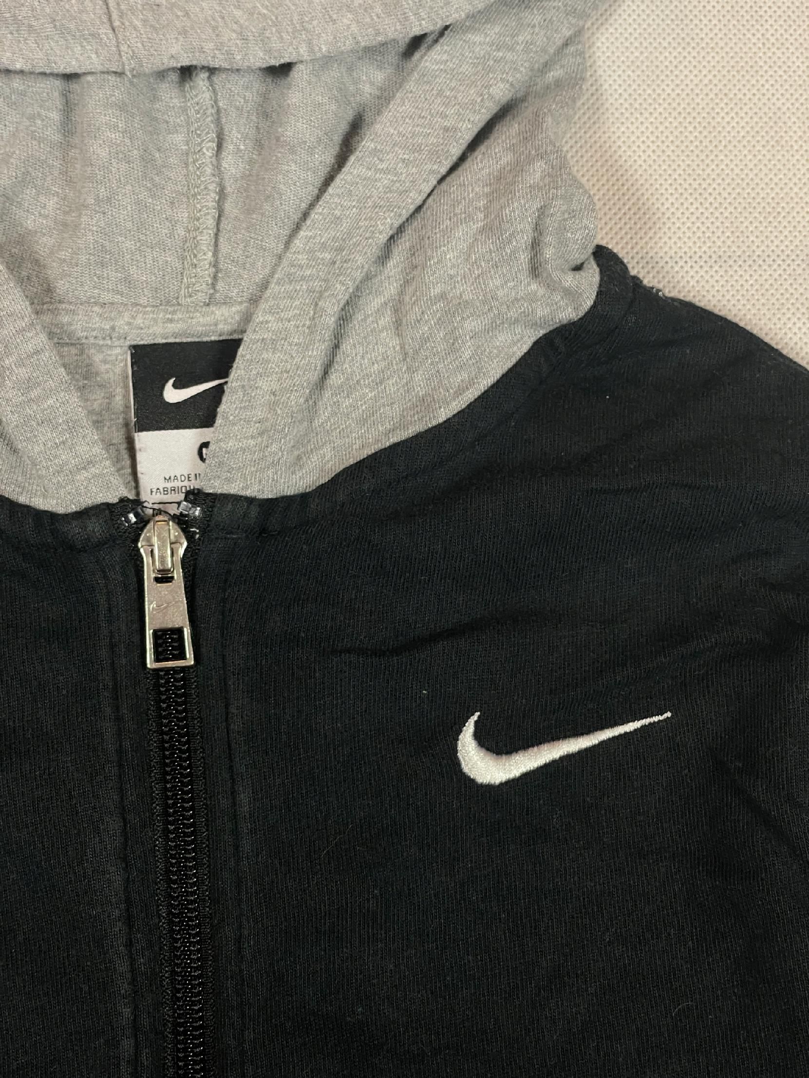 Nike Bluza Dziecięca Męska Czarna Zamek Kaptur Klasyk M 10Y 12Y