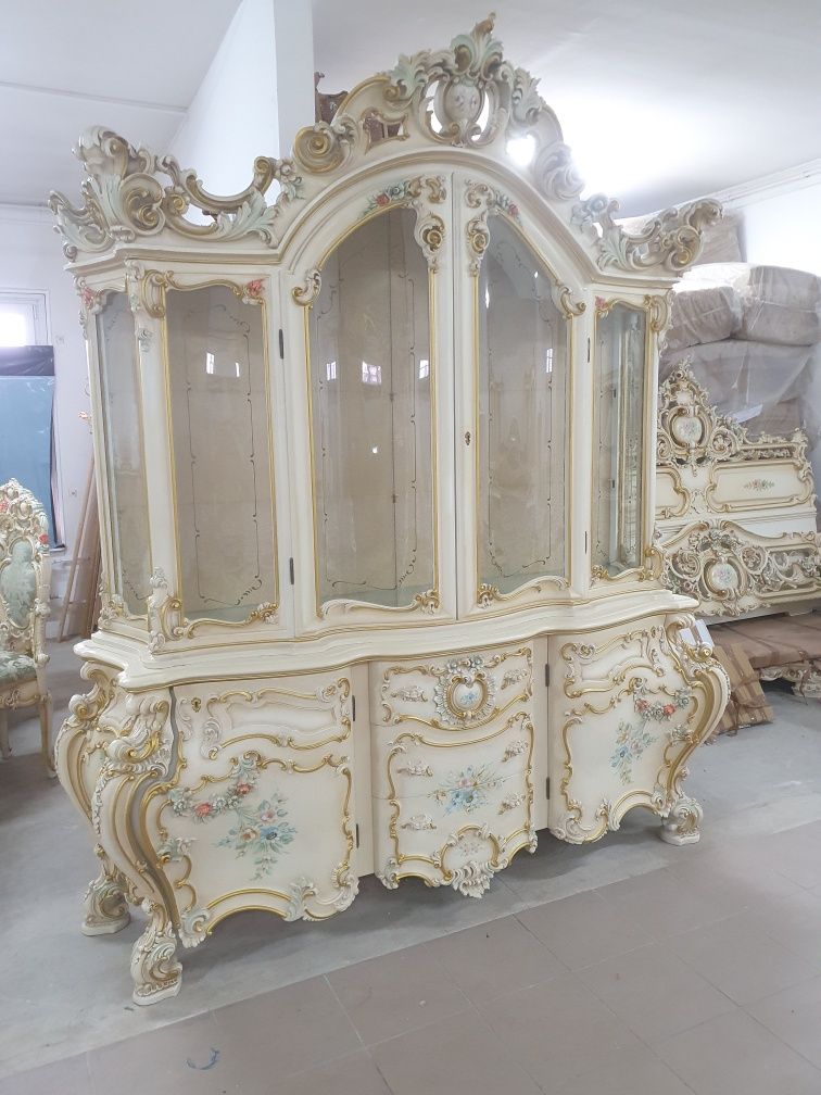 Sypialnia Silik Minerva zestaw barokowych mebli