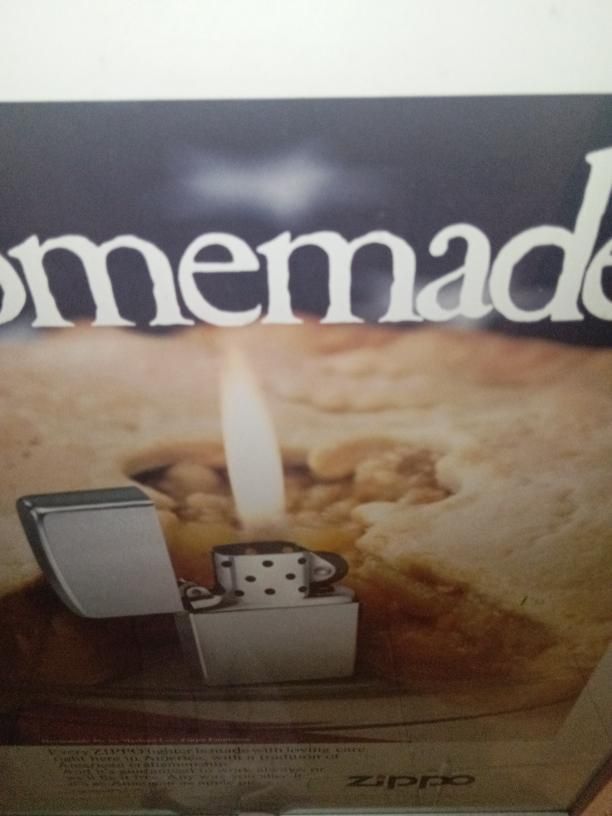 Folheto zippo medidas no chat