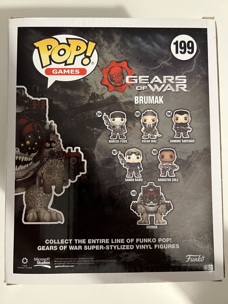 Funko POP! Games - Gears Of War (figurka Brumak), numer 199