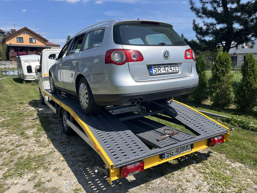 Wynajem autolaweta VW LT 35 bez limitu kilometrów POMOC DROGOWA 24/7