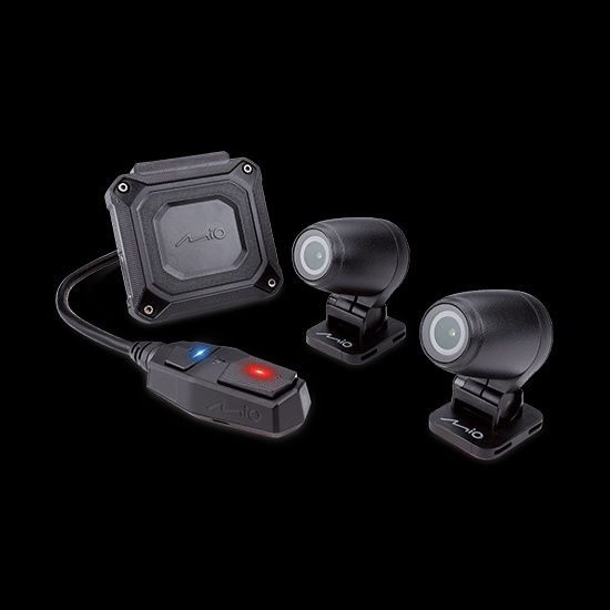 Mio MiVue M760D Dual Cams Видеорегистратор для мотоцикла GPS