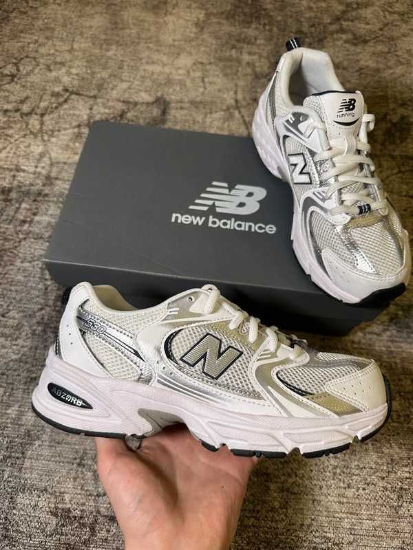 Biały^ufać^NewBalance530^UnisexTrampki Roz.38.5