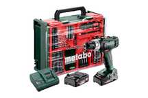 Metabo BS 18 L Set Wiertarko-wkrętarka akumulatorowa Aku gratis