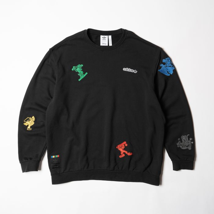 ADIDAS Men's Goofy Crew Black Sweatshirt GJ0848  [Kmh016530]