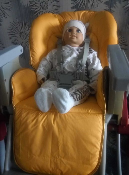 Стульчик кресло для кормления 4+ с новым чехлом Bambi