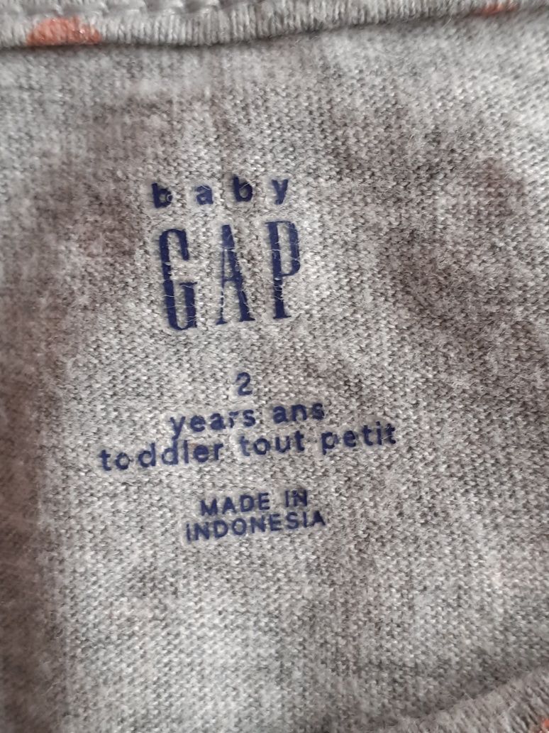 Bluzeczka GAP r.92/98 na 2/3 lata, bluzka koszulka tunika