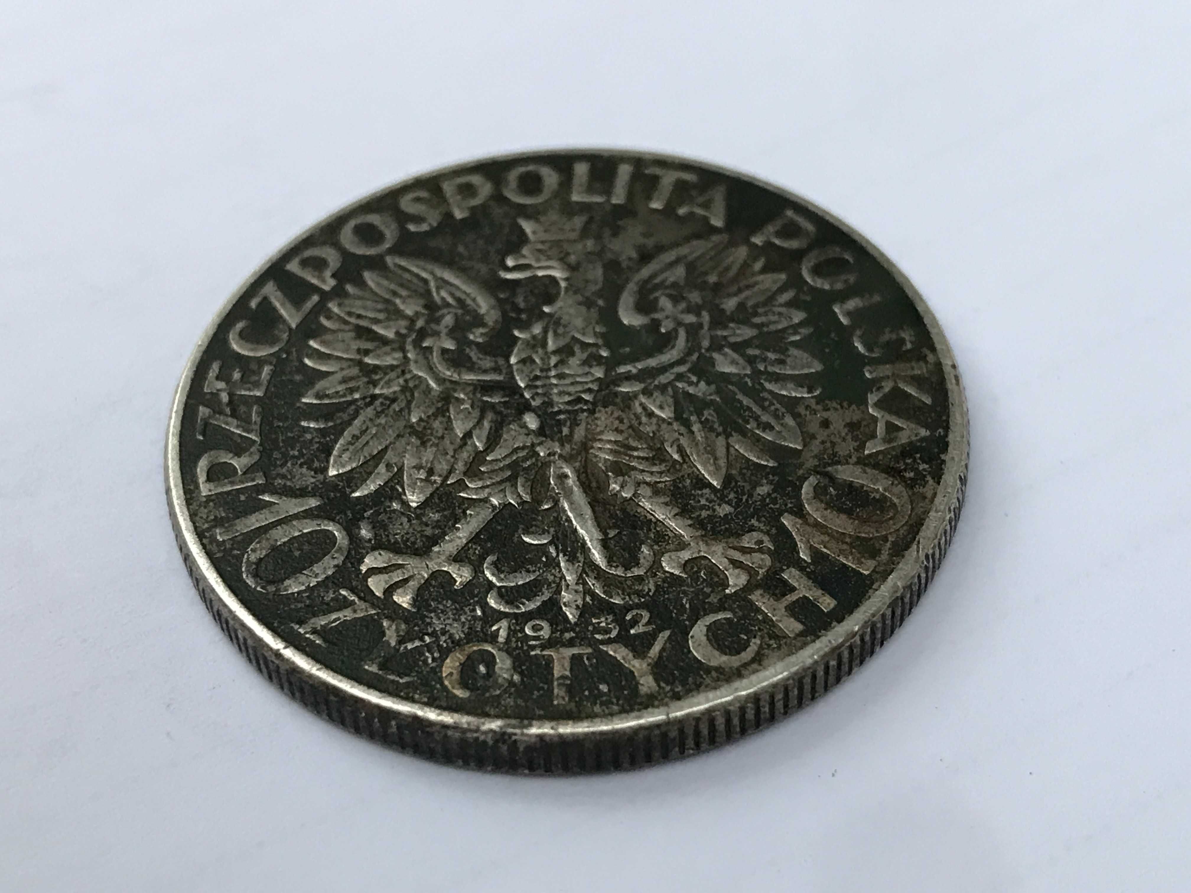 10 Злотых Польша 1932 год Королева Ядвига серебро