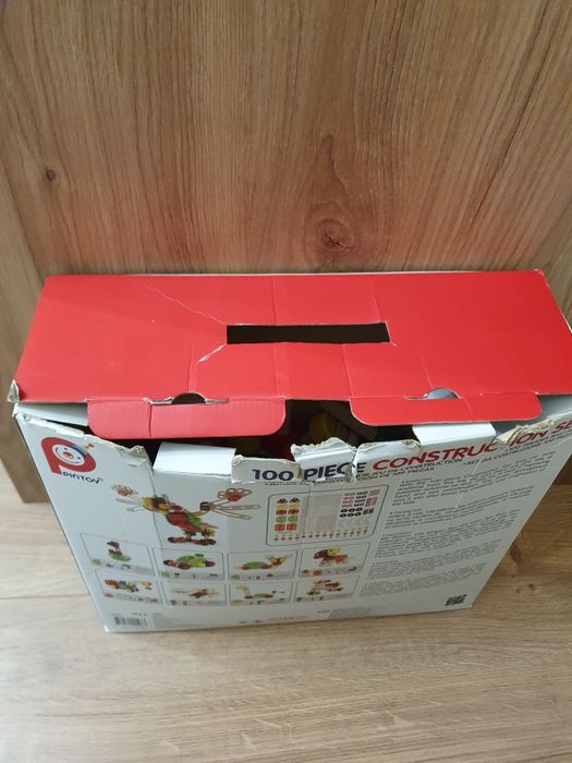 Klocki drewniane konstrukcyjne pintoy duży zestaw