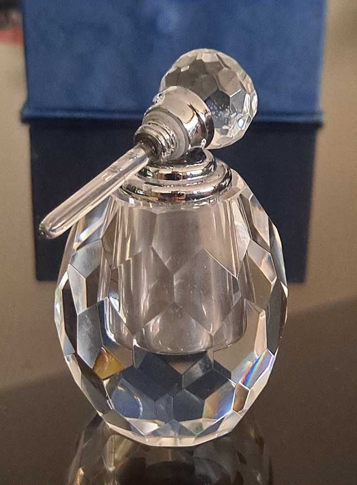 Frasco Perfume Cristal 8 cm  NOVO C/ Caixa