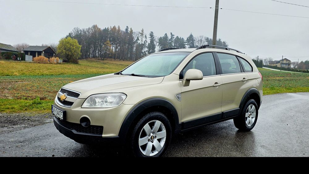 Chewrolet Captiva 2.4 141KM GAZ Bezwypadkowy Bogate wyposażenie