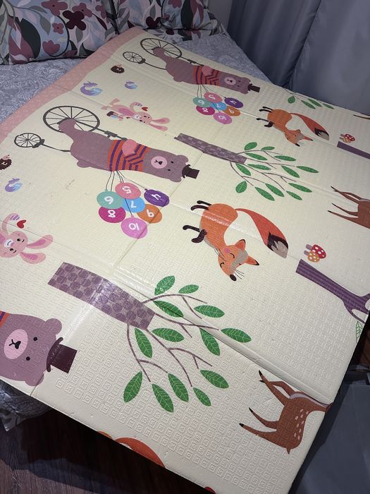 Mata duźa piankowa rozkladana londyn tory wzor 200/180