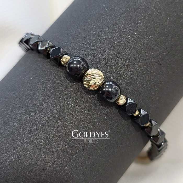 złota bransoletka na szczęcie próba złota 585