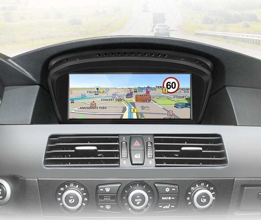 Radio nawigacja BMW 5 E60 E61 E63 E64 E90 E91 E92 CarPlay Android Auto