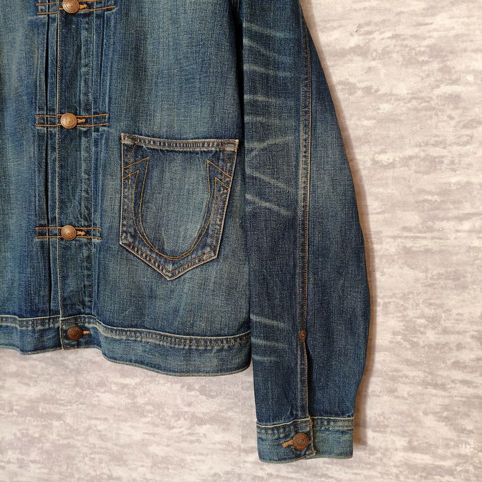 джинсовая куртка джинсовка True Religion Type 1 l