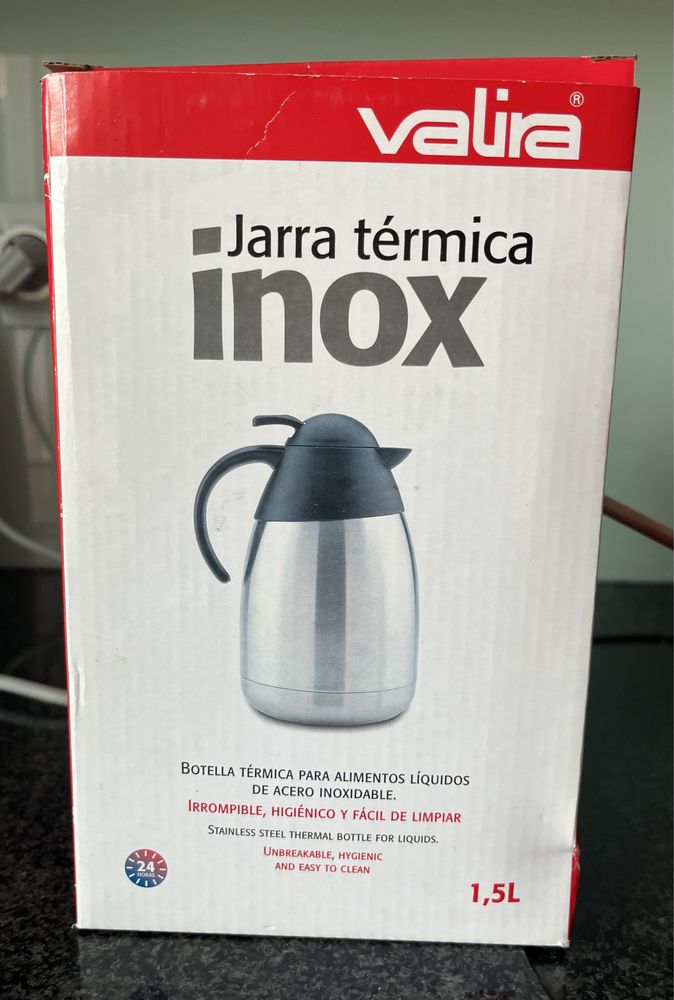 Jarra electrica térmica inox Valira