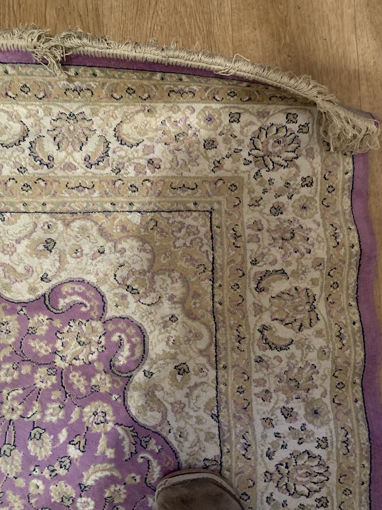Dywan styl arabski fioletowo-beżowy
