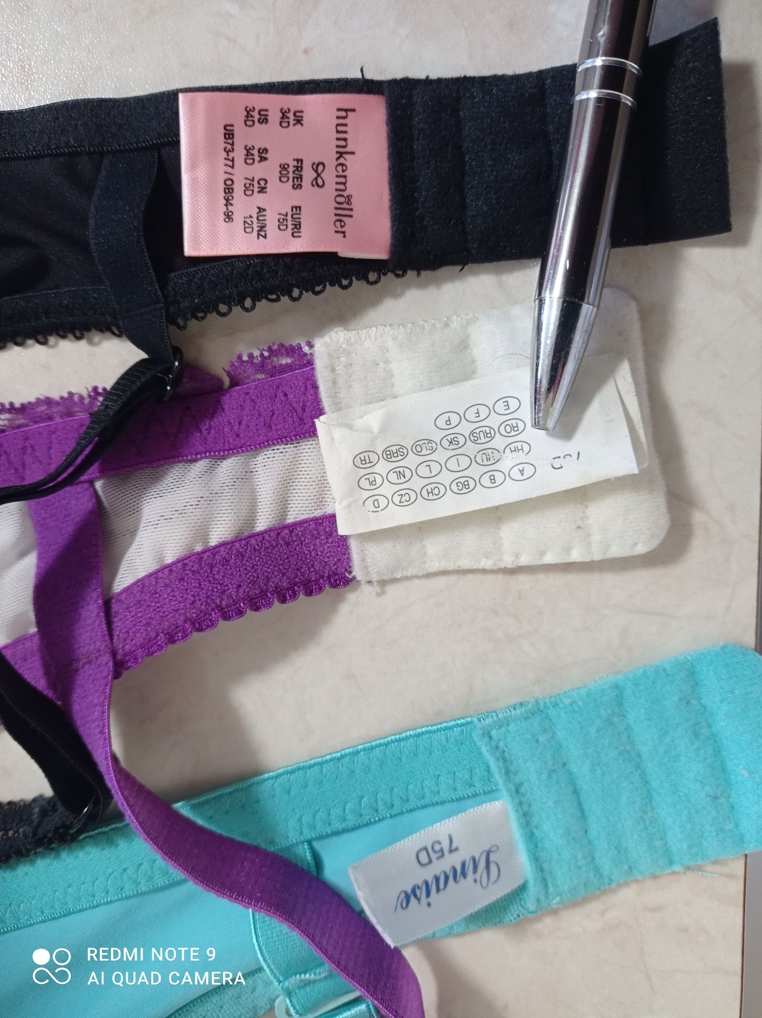 Stanik biustonosz 70 75 D zestaw 6 sztuk Calvin Klein Secret