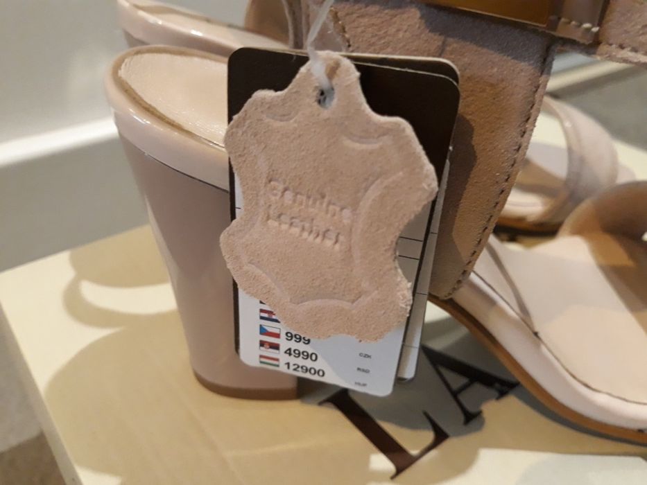 Sandały nowe z metką skórzane LASOCKI 35