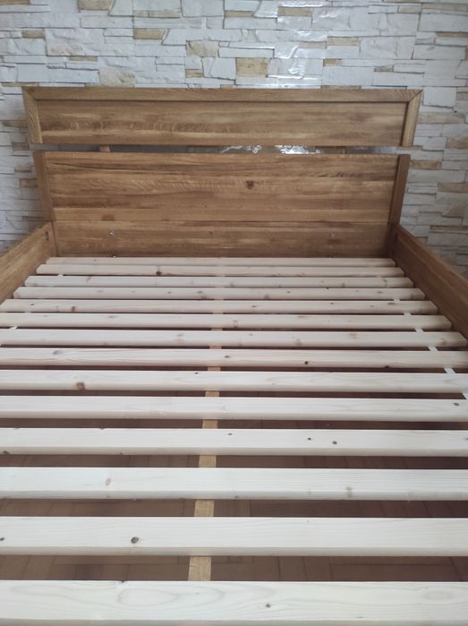 Łóżko lity dąb 160x200