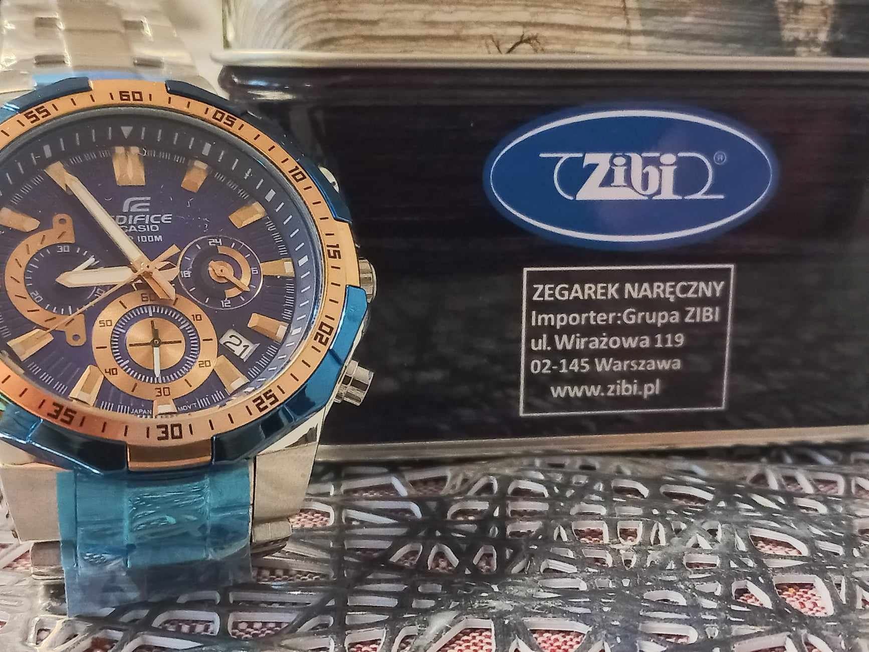 Zegarek męski casio edifice 554 chronograf