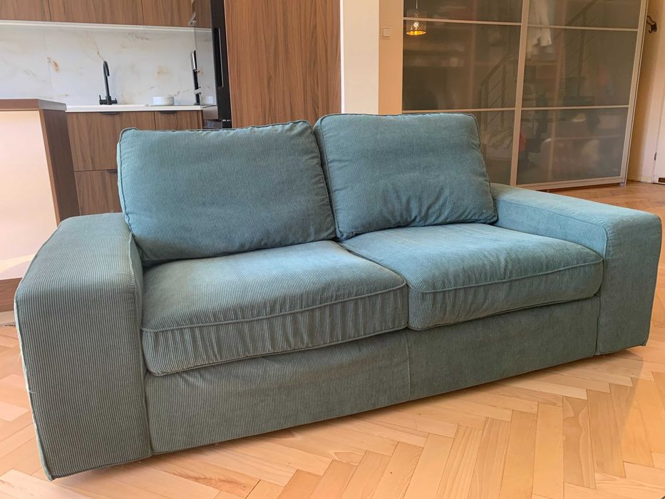 Sofa 2-osobowa Ikea-KIVIK ,  szaroturkusowy.