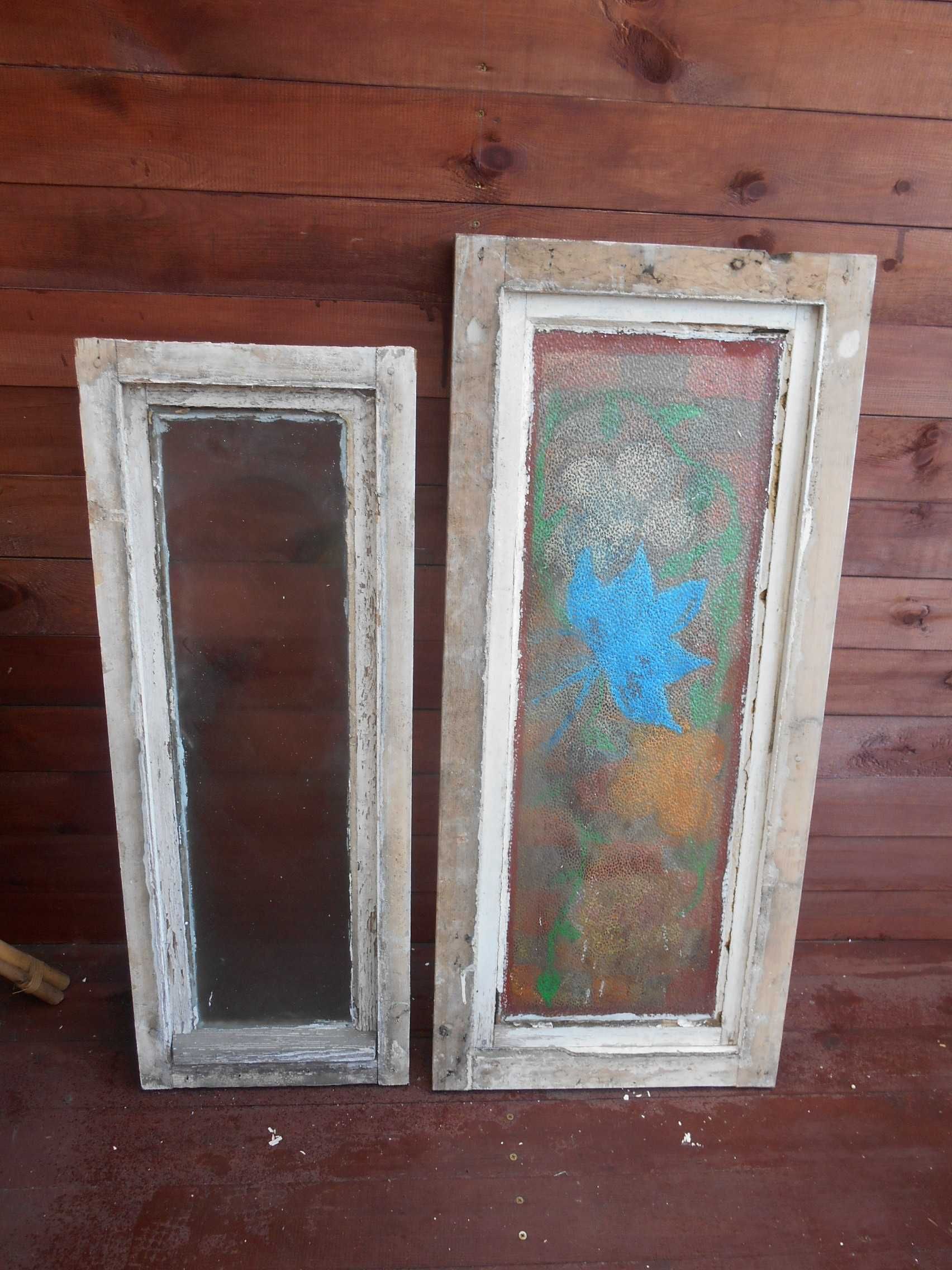 stare okna drewniane z futryna