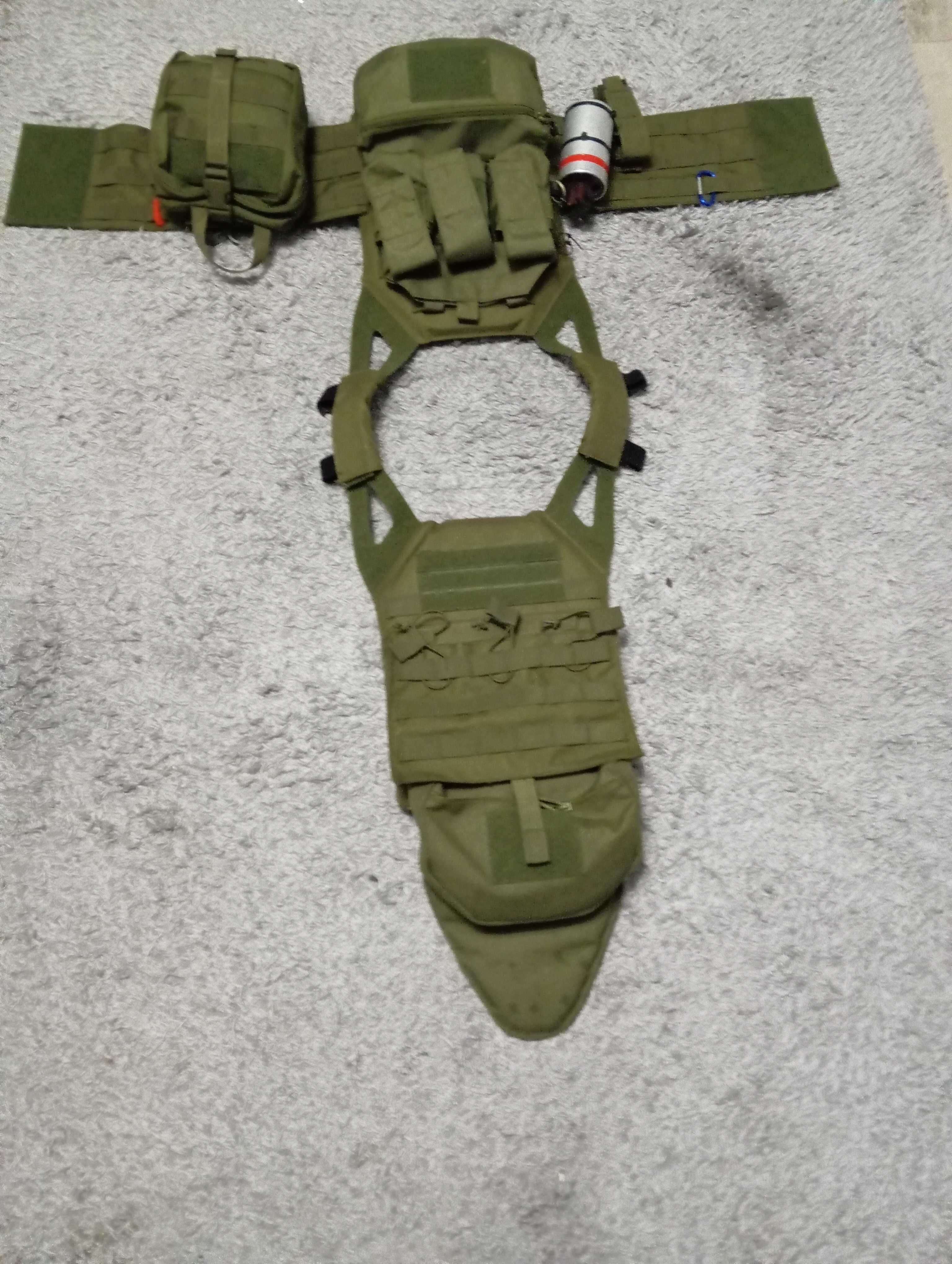 Kamizelka plate carrier + pas biodrowy ZESTAW ASG