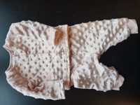 Cudowny komplet niemowlęcy Kyle & Deena 0-3 m bluzka spodnie
