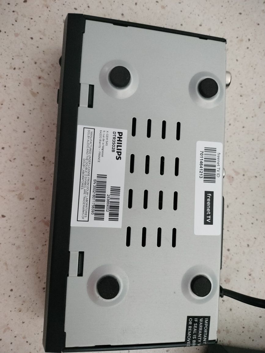 Tuner TV DVB T2HD Philips
