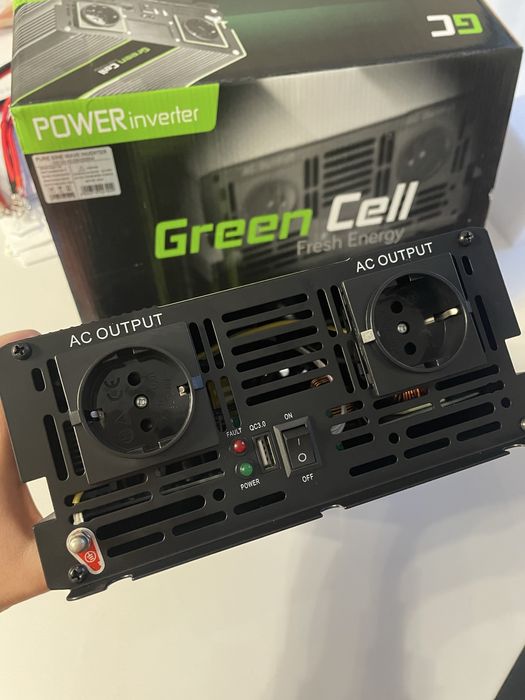 Інвертор 2000W (4000W пікова), чиста синусоїда