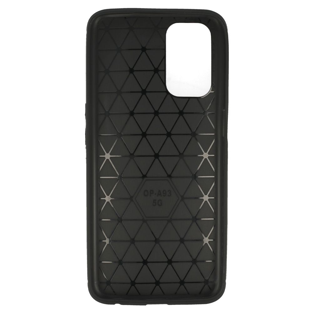 Back Case Carbon Do Oppo A54 5G/A74 5G/A93 5G Czarny