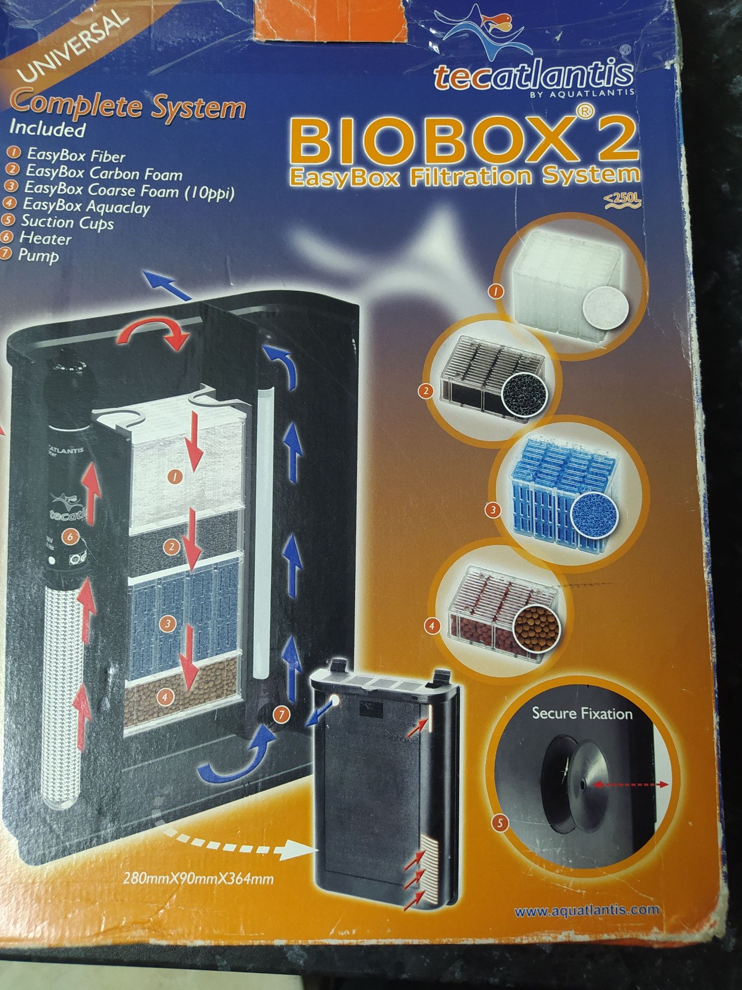 Filtro biobox para aquário