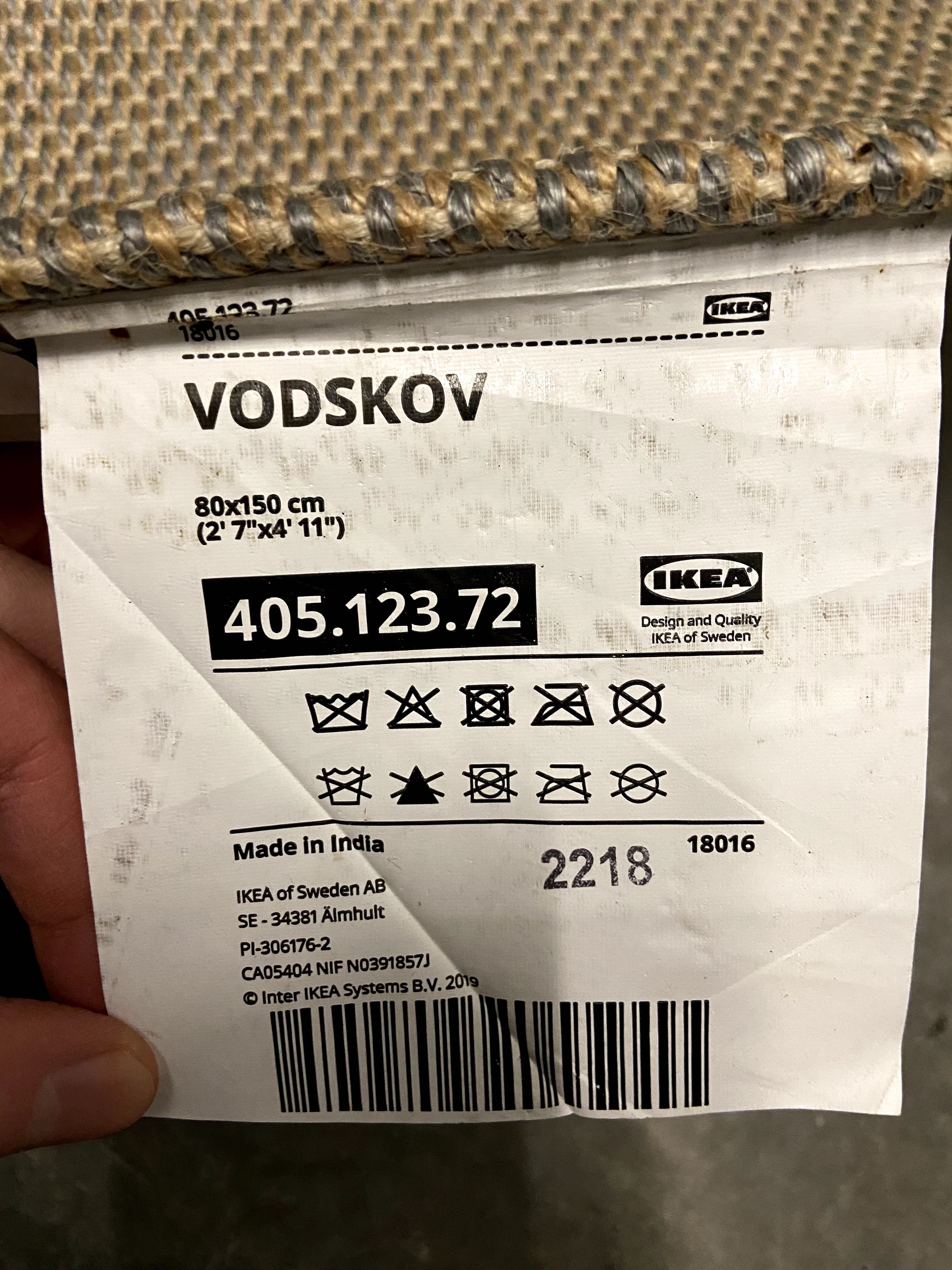 Dywan VODSKOV Ikea