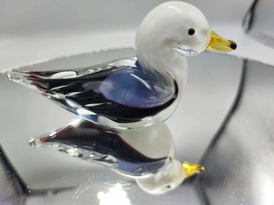 Vintage,lata 70,szklana mewa,Murano