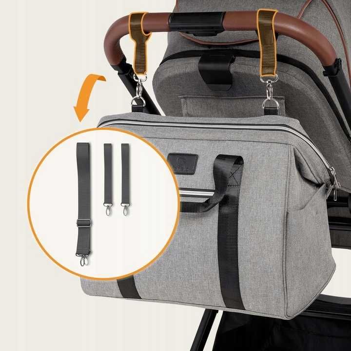 Torba Do Wózka Organizer Uniwersalny MOMMY BAG z Matą i Kosmetyczką
