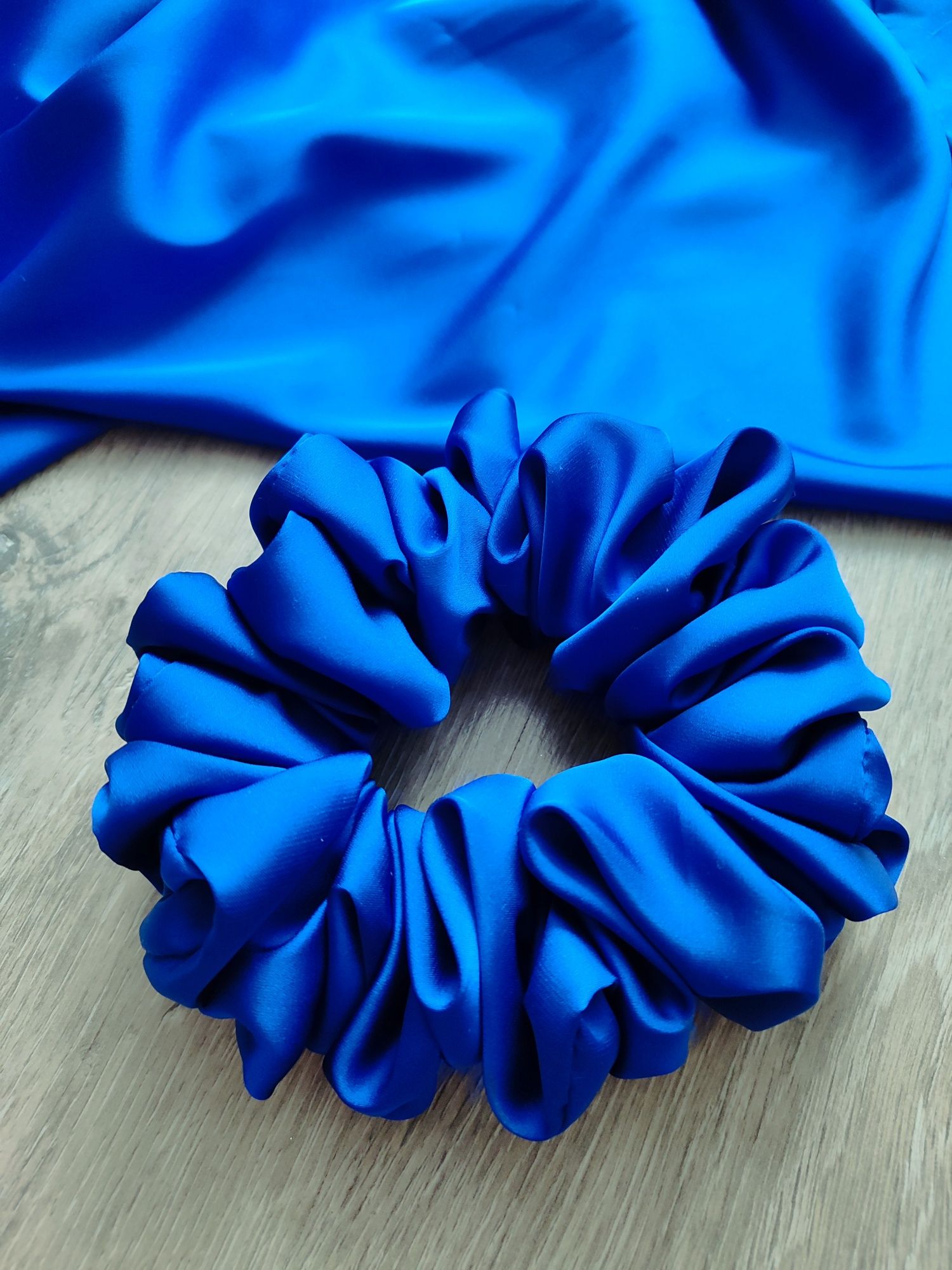 Scrunchie do włosów rozm XL Jedwab
