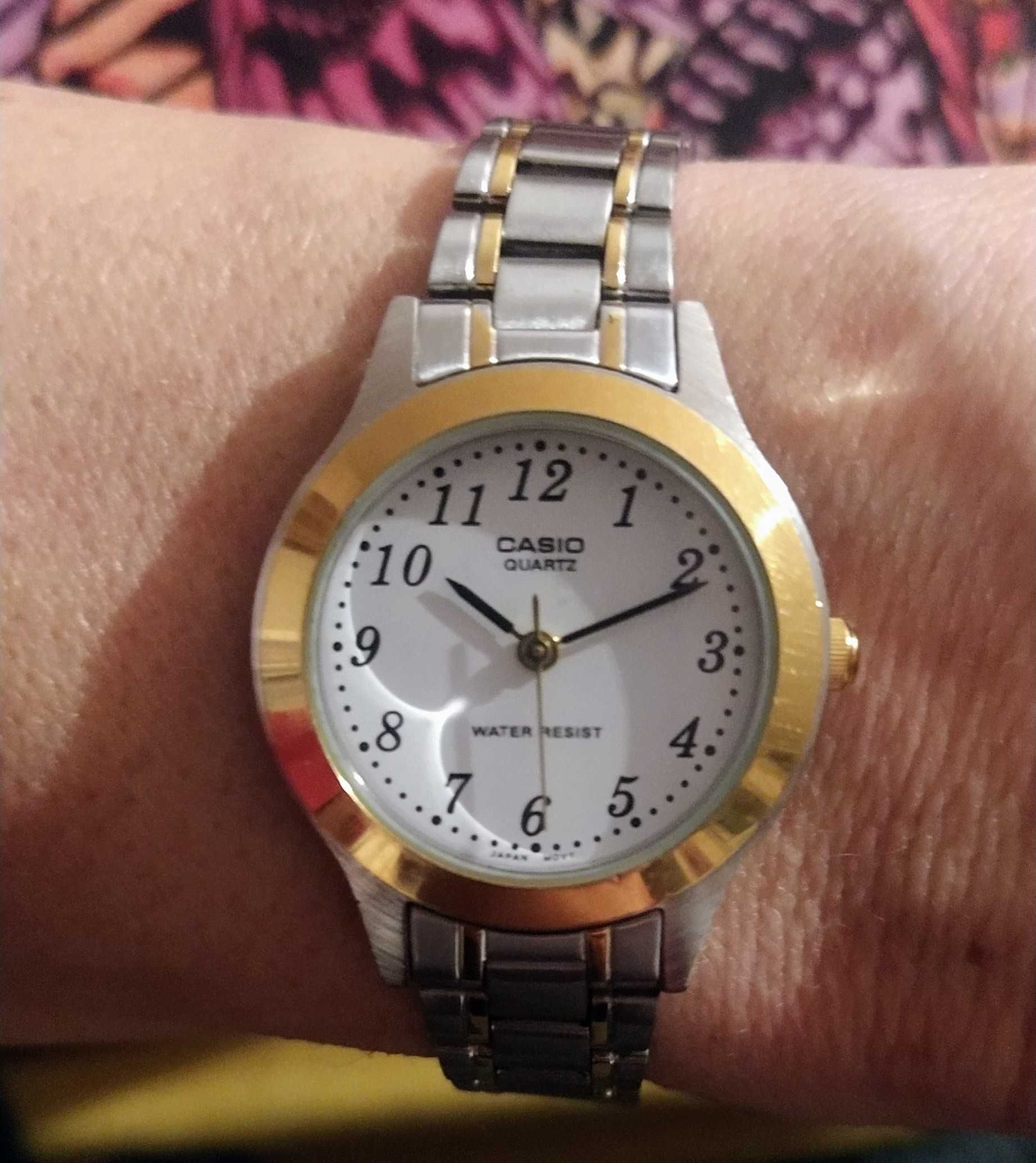 Zegarek damski na rękę Casio  Ltp-1263Pg-7 analogiczny elegancki