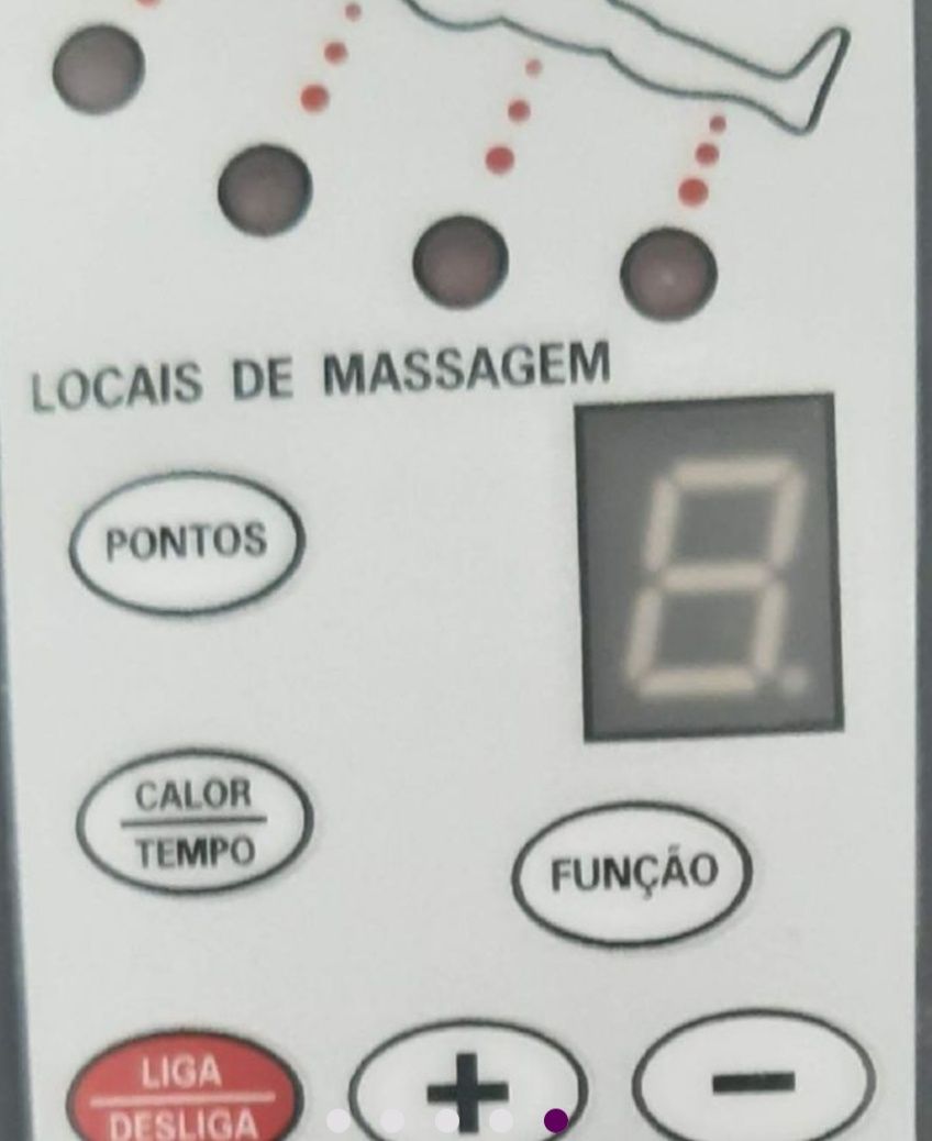 Esteira (colchão) de massagem térmica terapêutico