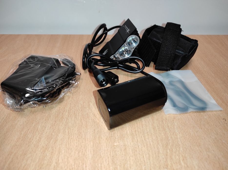 Luz frontal 3 LED's para bicicleta