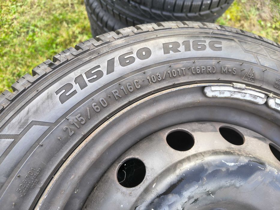 Opony i felgi stalowe 5x110 OC 65mm Zimowe Pirelli 215/60/R16C