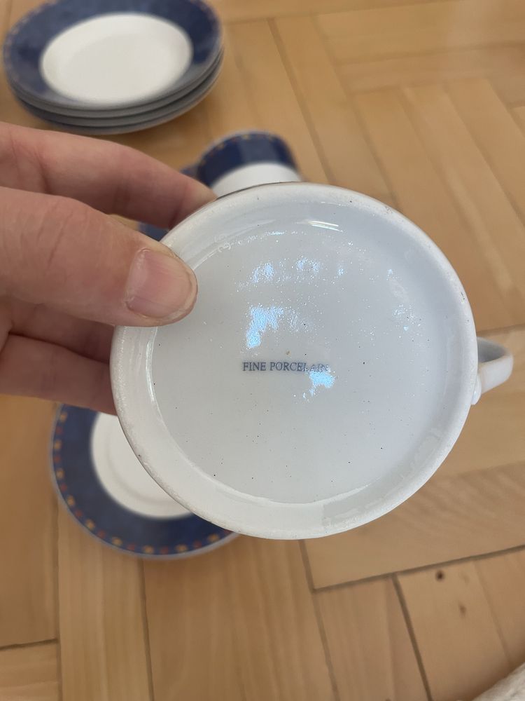 Porcelana Zestaw obiadowo/ deserowy (4 os)