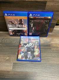 Playstation Ps 4 Battlefield 1, Metal Gear Solid V, Persona 5,!