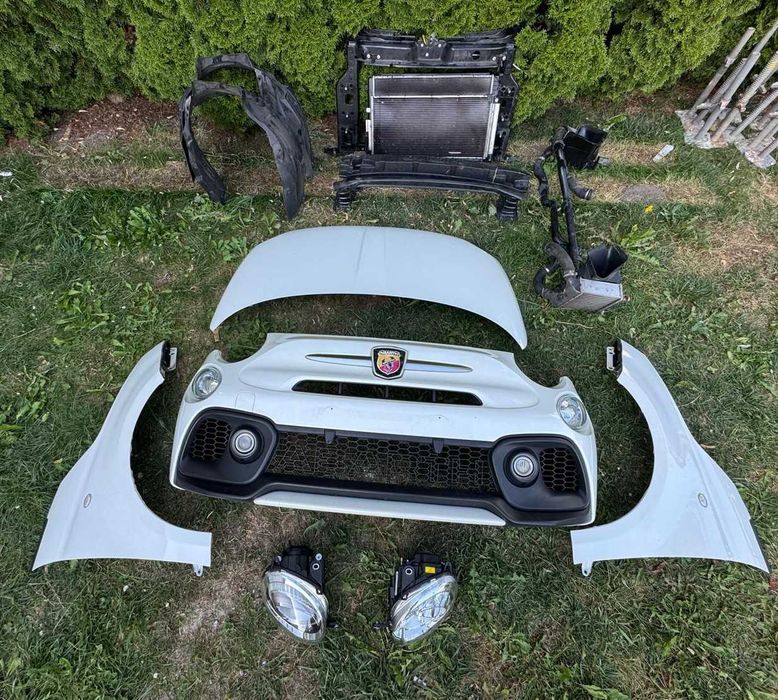Fiat 500 abarth lift kompletny przód maska pas błotniki zderzak lampy