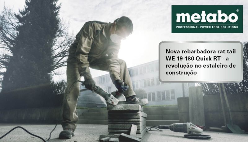 Rebarbadora METABO WE 19-180 Quick RT 1900 Watts