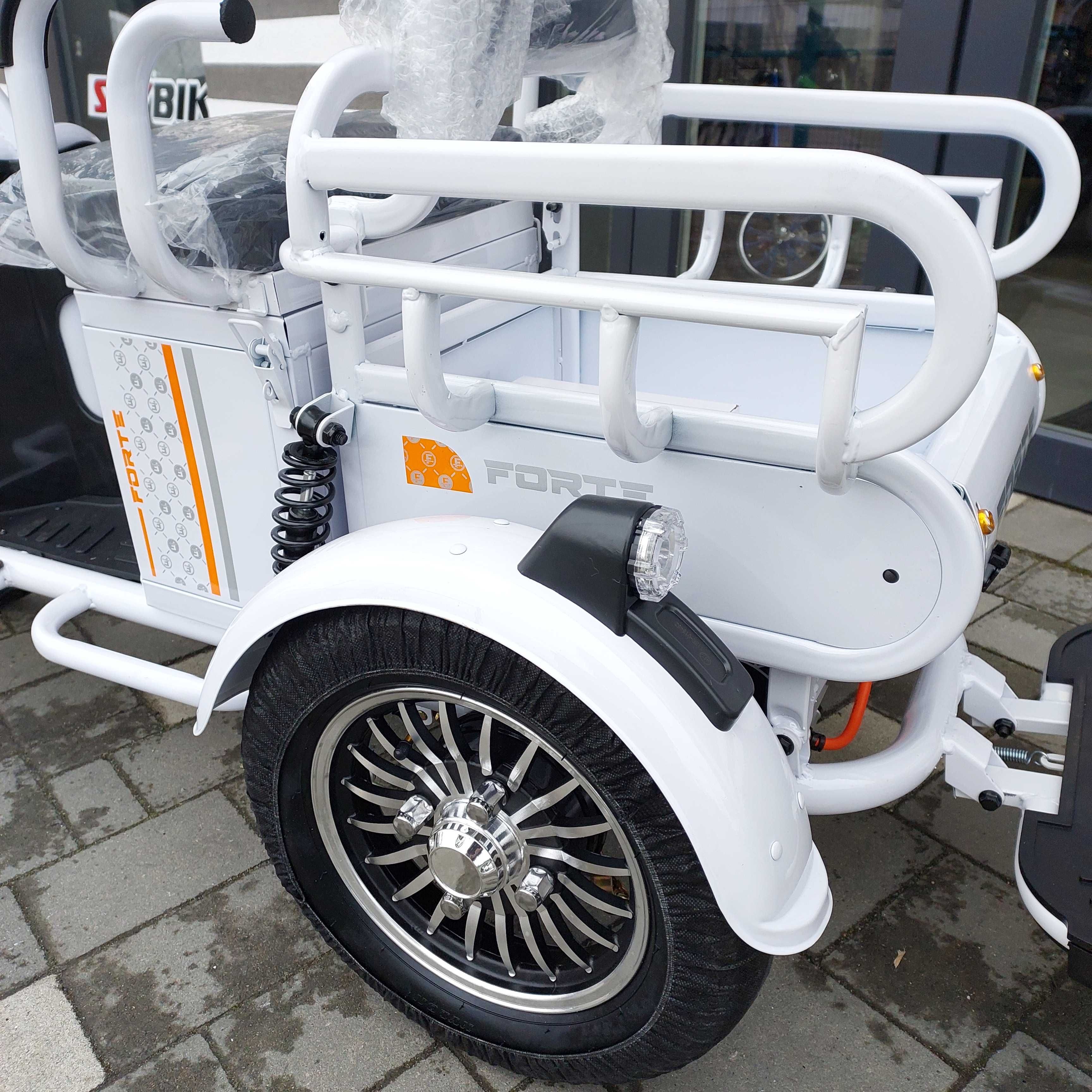 Електроскутер Forte CARGO 800W 72V/20Ah, білий, доставка, гарантія