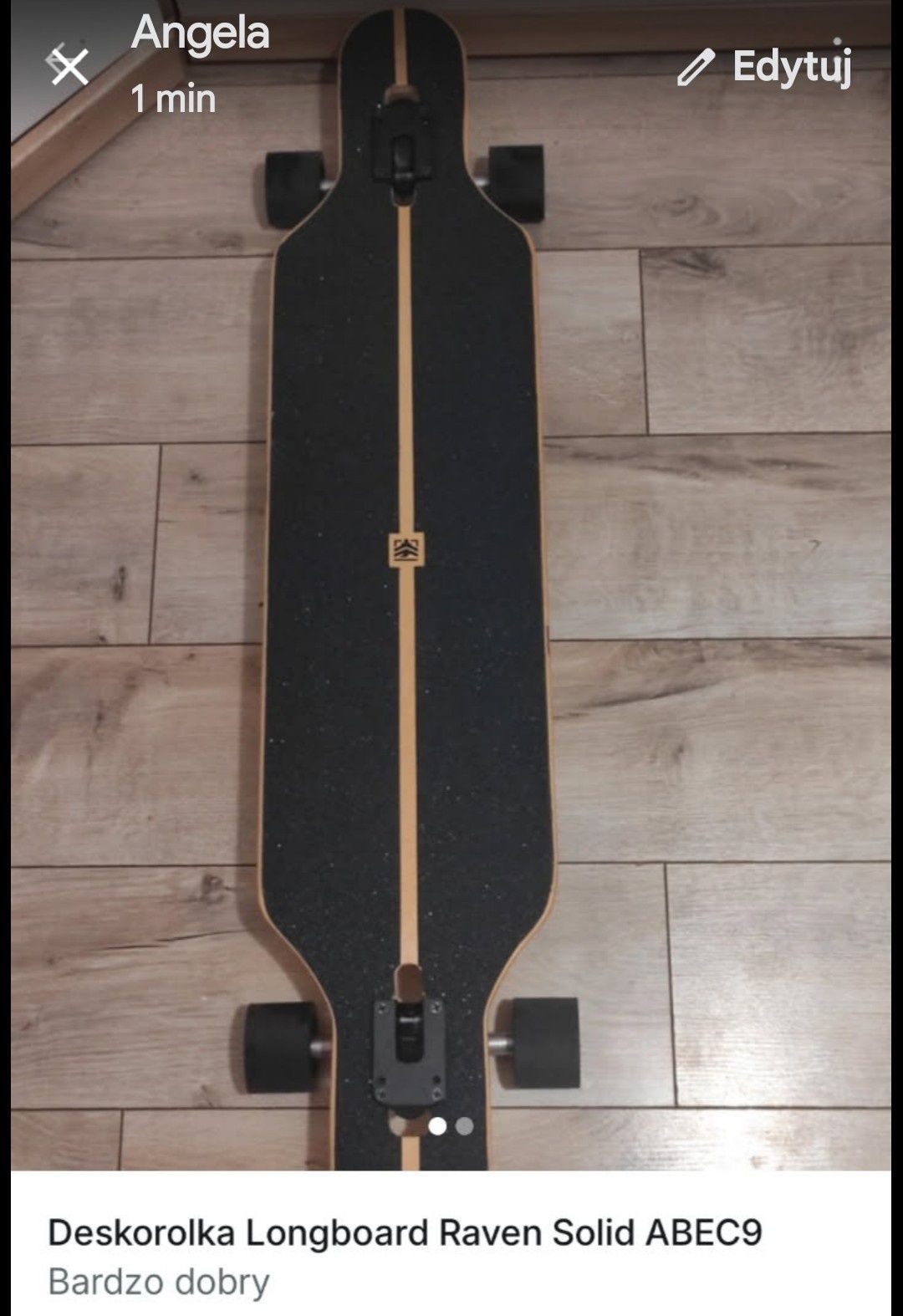Deskorolka Longboard RAVEN Solid ABEC9