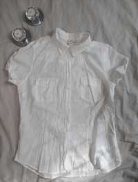 Koszulą białą damska T-shirt l m s 40 38 36 bluzka l.o.g.g. logg